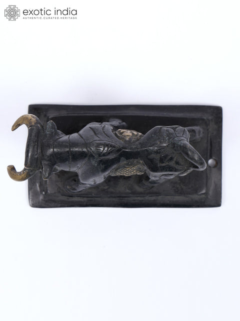 4" Brass Bull Figurine | Table Decor | Housewarming Gift