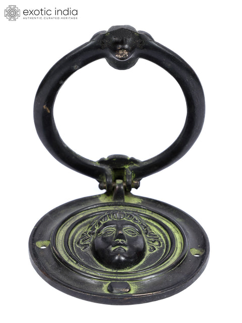 4" Greek Style Door Knocker in Brass
