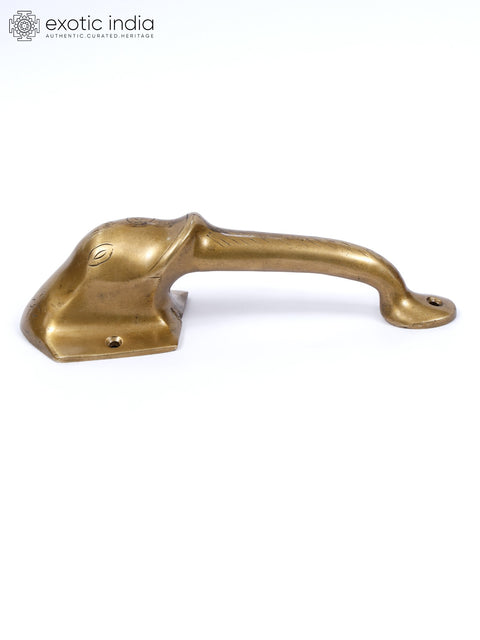 Elephant Design Brass Door Handle (Multiple Sizes)