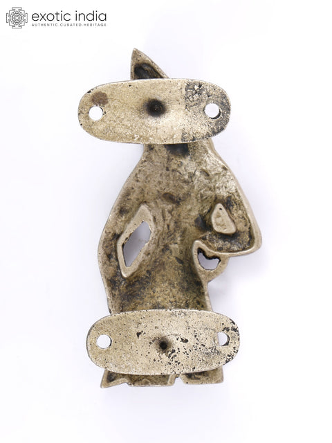 5" Ajanta Brass Door Handle