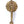 7" Elephant Design Brass Door Handle