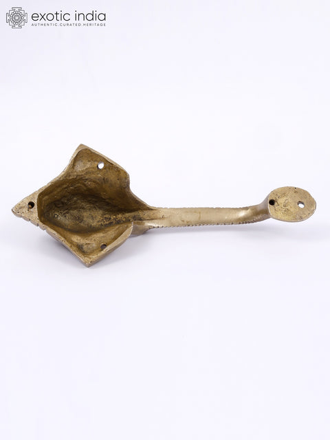 8" Lord Ganesha Door Handle in Brass