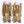 5" Pair of Laughing Buddha Door Handles in Brass