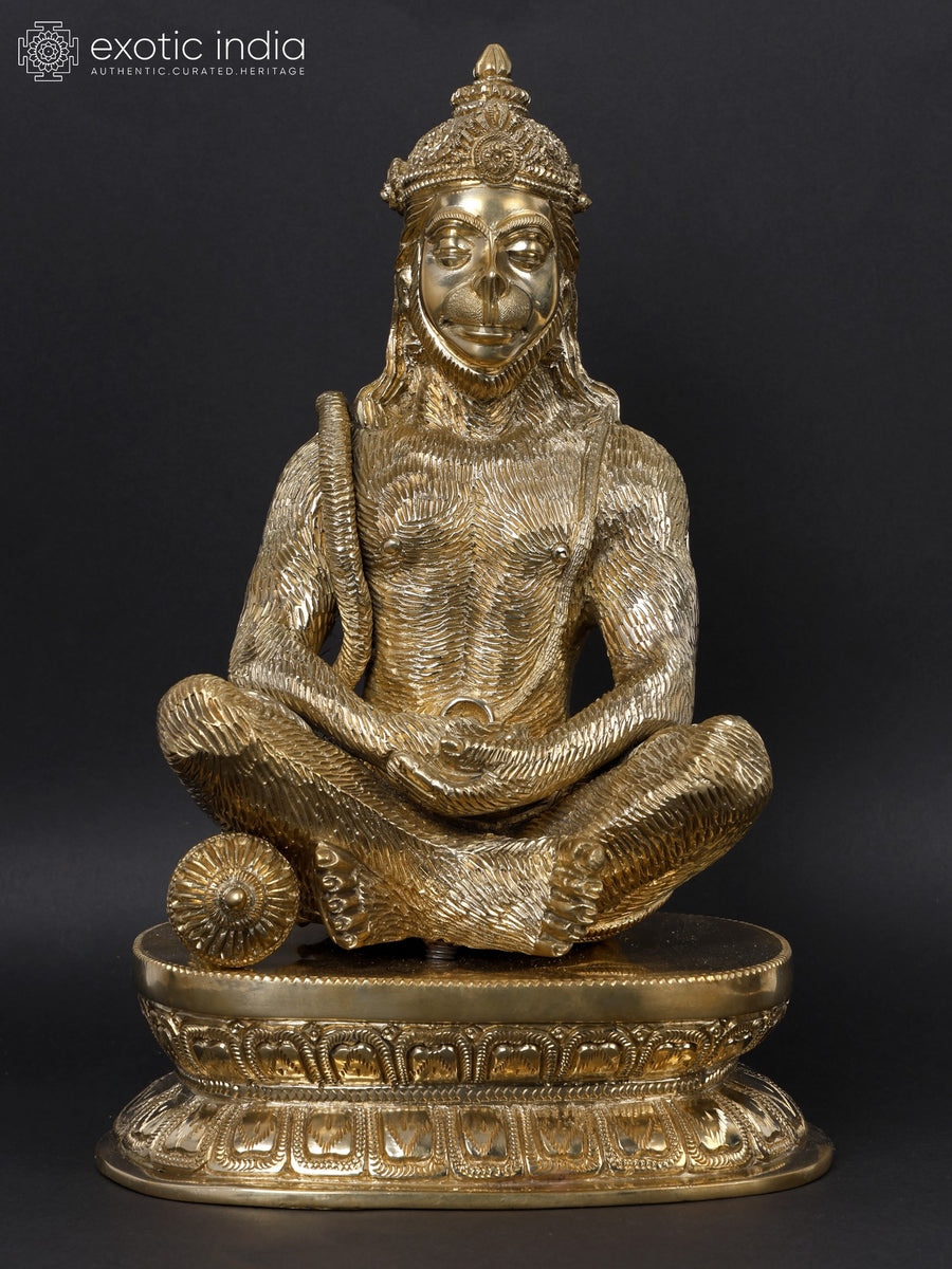 Hanuman Chalisa Brass Idol for Pooja