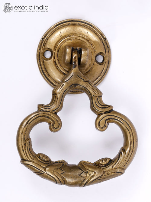 4" Designer Brass Door Knocker Handmade