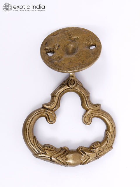4" Designer Brass Door Knocker