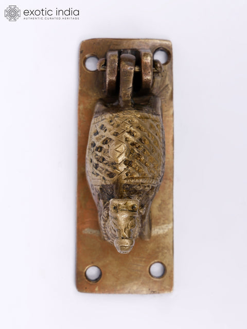 4" Camel Design Door Knocker in Brass