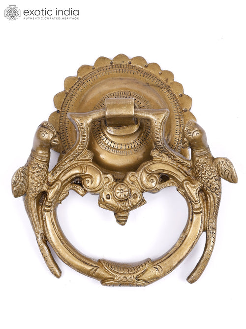 6" Parrots Design Brass Door Knocker for Home Decor