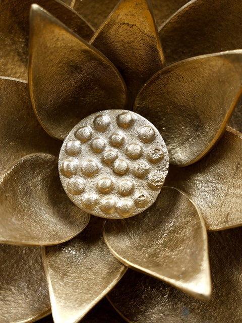 8" Decorative Brass Lotus Flower | Table Decor Gifts