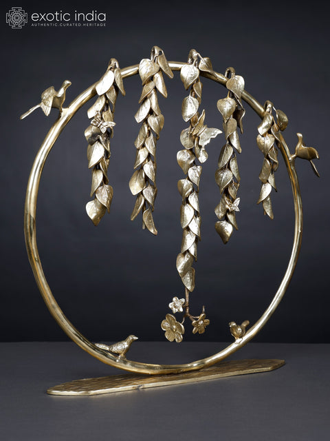 22" Decorative Showpiece with Birds and Butterflies | Home Decor Gifts