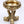 8" Brass Fish Design Urli with Ghungroos