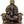 10" Chaturbhuja Lord Ganesha Seated on Throne | Brass Statue