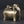 3" Small Elephant Design Ink Pot in Brass