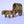7" Brass Bullock Cart with Ganesha - Lakshmi | Carving Table Decor