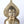 7" Brass Buddha Bust Wall Hanging Statue