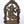 5" Small Chaturbhuja Lord Ganesha Seated on Mushak with Kirtimukha Arch | Brass Statue