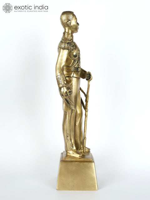 12" Prince Abhakara - The Father of Royal Thai Navy | Brass Statue