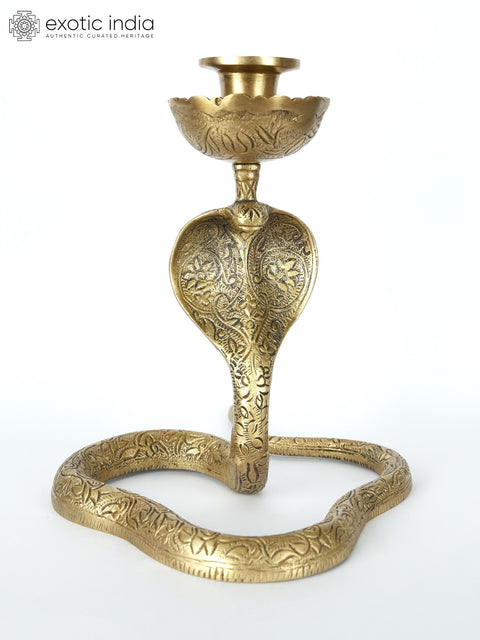 8" Snake with Candle Holder | Table Decor