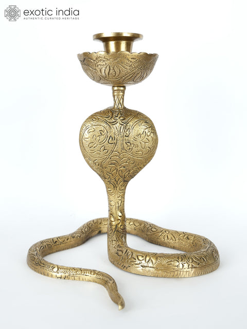 8" Snake with Candle Holder | Table Decor