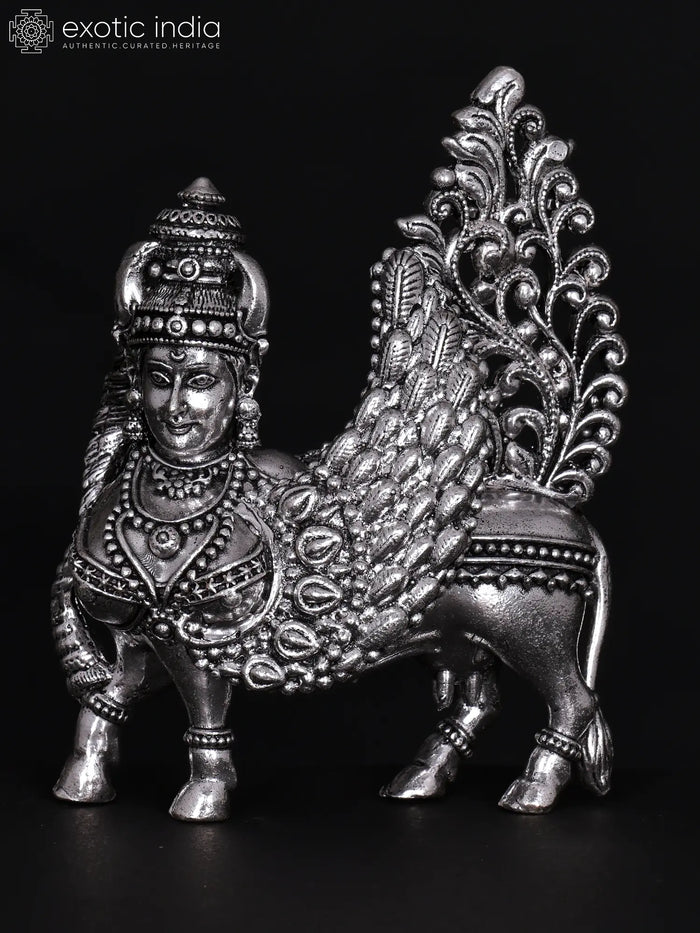 Small Goddess Kamadhenu | Brass Statue (Different Sizes)