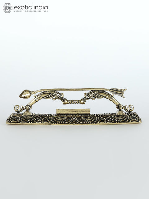 4" Small Superfine Shri Ram's Dhanush (Sharanga) in Brass