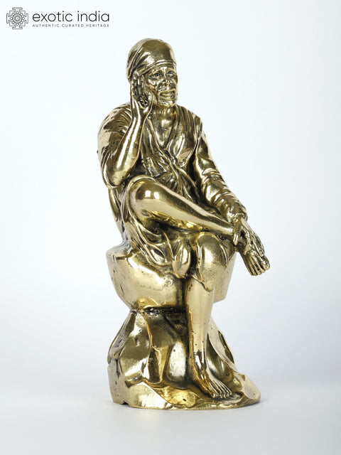 Superfine Blessing Sai Baba Brass Statue in Multiple Sizes