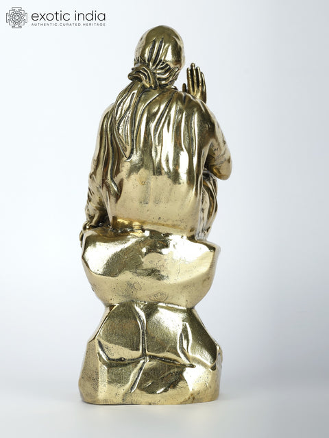 Superfine Blessing Sai Baba Brass Statue in Multiple Sizes
