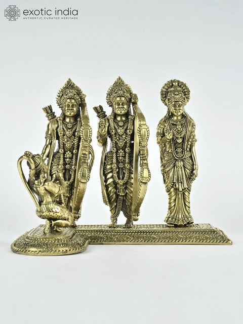 Superfine Shri Rama Darbar Brass Statue | Different Sizes