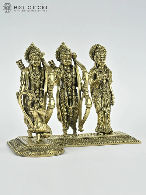 Superfine Shri Rama Darbar Brass Statue | Different Sizes