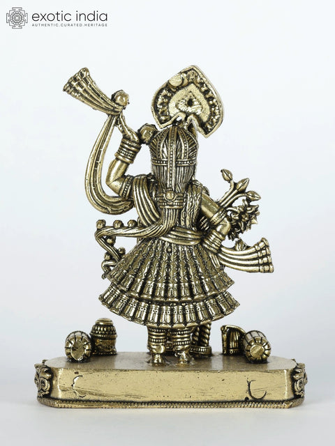 4" Small Superfine Shrinathji Brass Statue