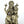 4" Small Superfine Sitting Lord Narasimha with Devi Lakshmi Brass Statue
