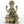 Small Superfine Blessing Goddess Lakshmi Seated on Lotus | Spiritual Brass Statue for Home Temple