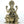 Small Superfine Blessing Goddess Lakshmi Seated on Lotus | Spiritual Brass Statue for Home Temple