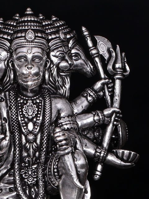 Superfine Ten Armed Panchamukhi Lord Hanuman | Brass Statue | Different Sizes