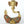 5" Small Stylized Lord Ganesha | Brass Statue with Inlay Work