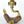 8" Stylized Blessing Lord Ganesha | Brass Statue with Inlay Work