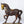 15" Decorative Horse Statue in Brass | Table Decor