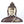 12" Lord Buddha Bust in Brass | Housewarming Gift