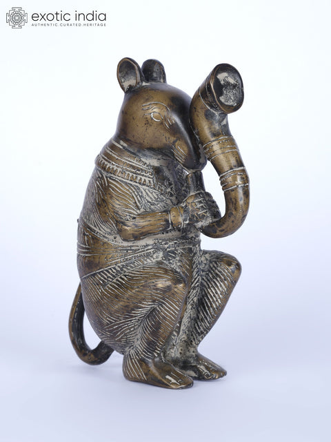 6" Musical Rat Figurine | Handcrafted Table Decor