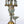 12" Brass Ganesha Lamp with Bells | Ritual Item