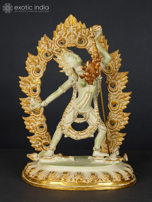 12" Vajrayogini Handmade Brass Statue for Pooja