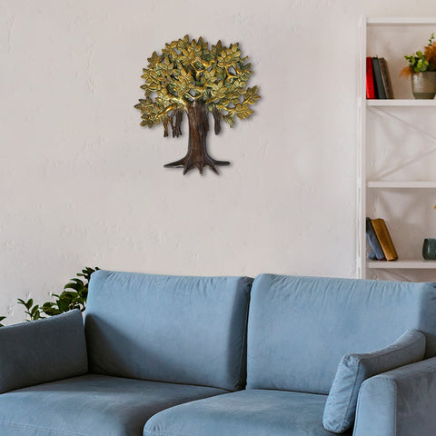 9" Brass Tree of Life | Wall Hanging