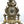 19" Designer Tabletop Roman Clock in Brass