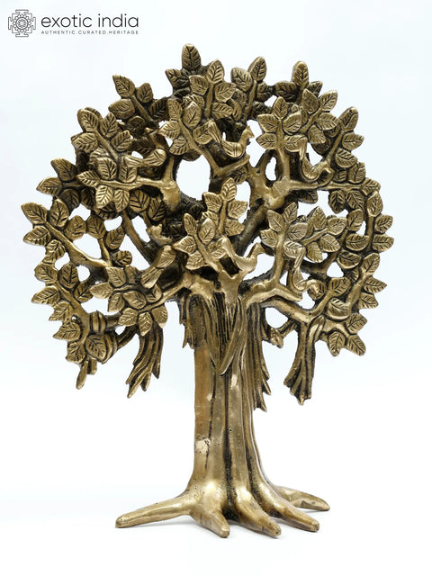 10" Brass Tree of Life | Table Decor