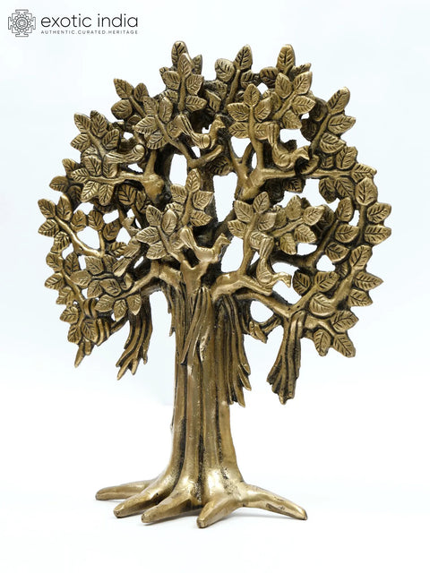 10" Brass Tree of Life | Table Decor