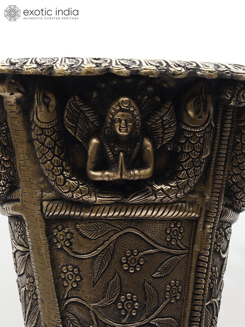 21" Elephant Design Vase | Home Decor