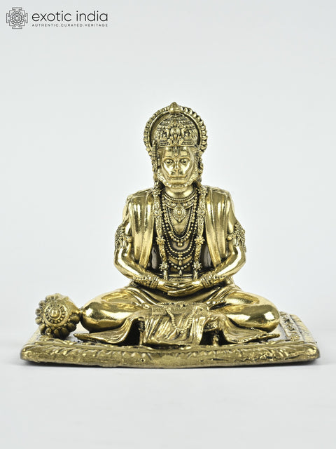 Small Superfine Shri Ram Bhakt Hanuman Brass Statue