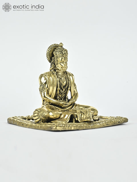 Small Superfine Shri Ram Bhakt Hanuman Brass Statue