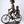 23" Girl Taking Her Younger Sister to School on Bicycle | Decorative Brass Statue | Home Decor