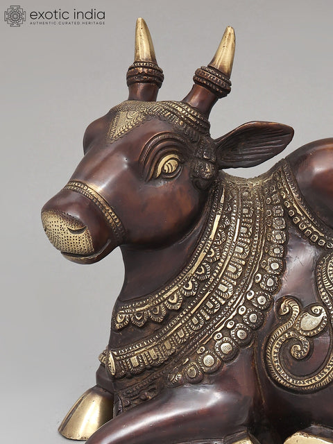 Nandi - Vahana of Lord Shiva | Brass Statue